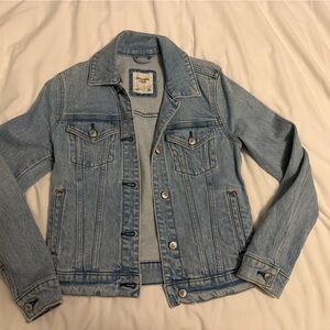 Abercrombie & Fitch Light Blue Denim Jacket